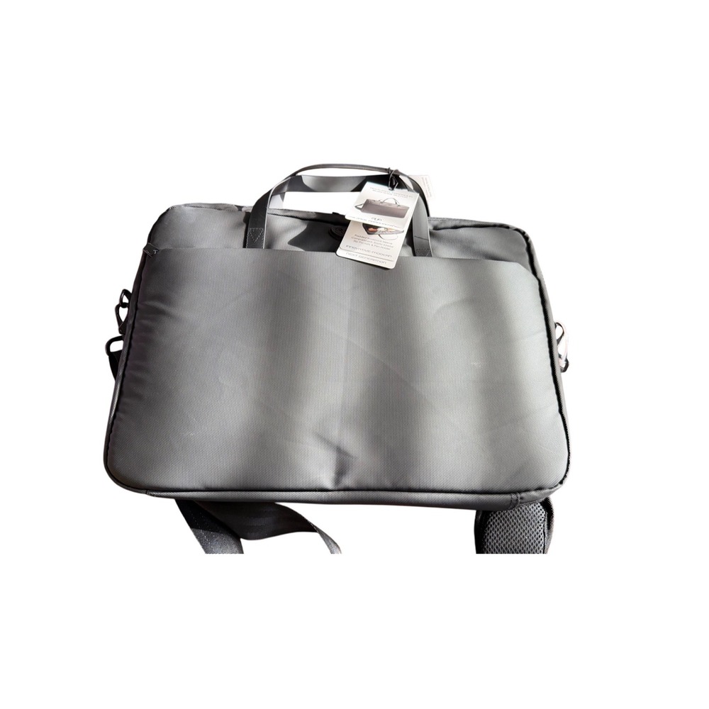 Jack Abrahams Tarpaulin Business Laptop Bag Gray 16" New with Tags MSRP $148
